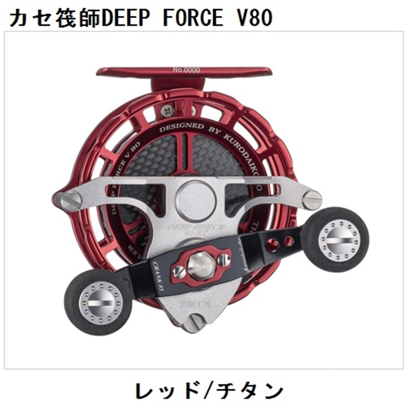 カセ筏師 DEEP FORCE V80 RT (左)