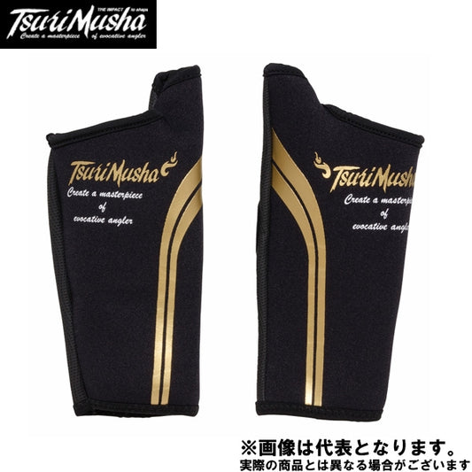 サムホールグローブ ブラック