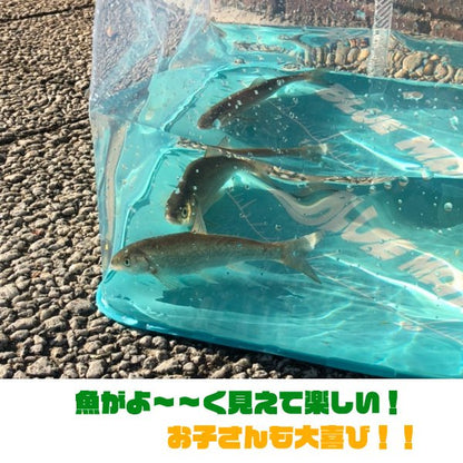 メッシュ付き反転バケツ 24cm クリヤー
